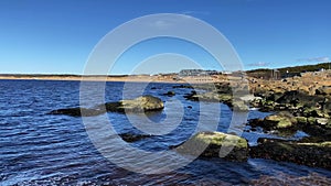 Tylosand beach, one of Swedens most popular beaches located in Tylosand, Halmstad, Sweden