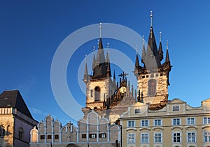 Tyn church, Old Town square, Prague