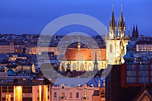 Tyn church in Prague