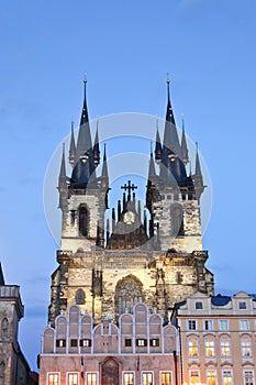 Tyn church in Prague