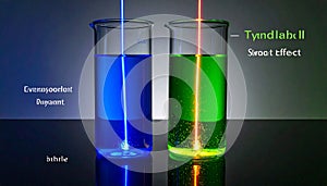 Tyndall Effect Laser Light Scattering Experiment