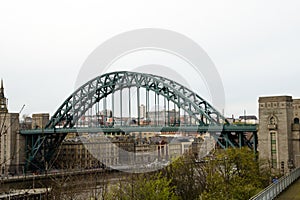 The Tyne Bridge Crossing the River Tyne