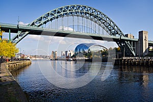 Tyne Bridge and Sage Gateshead