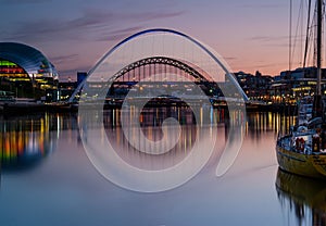 Tyne Bridges Dusk