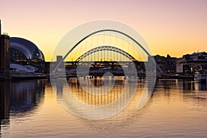 Tyne Bridges and Sage Gateshead