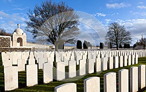 Tyne Cot Cemetery Flanders Fields, Belgium photo