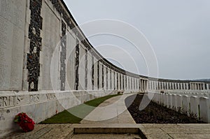 Tyne Cot cemetery near Zonnebeke, Blegium.