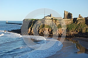 Tynemouth Priory and King Edward's Bay photo