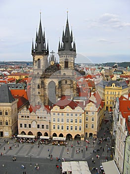 Tynsky church in Prague