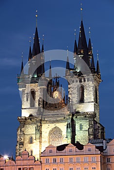 Tynsky church in Prague