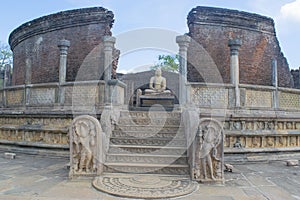 Polonnaruwa Sri Lanka , Buddhist structure Vatadageya