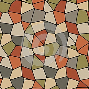 This type of pattern could be used in textiles, wallpapers, o