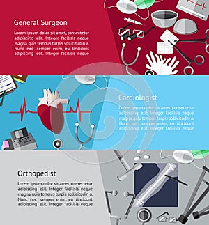 Type of specialist physicians doctor such as general surgeon, ca