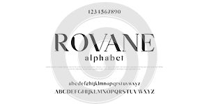 Typeface font custom serif typefont