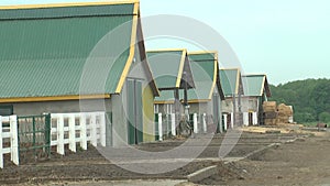 Types of buildings, barns and equipment on Ukrainian farms