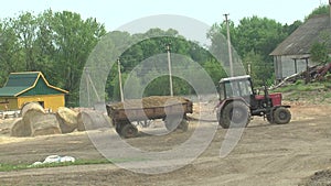 Types of buildings, barns and equipment on Ukrainian farms