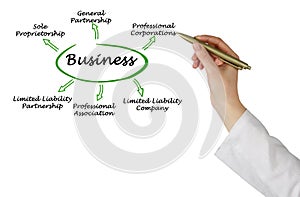 Types of business photo