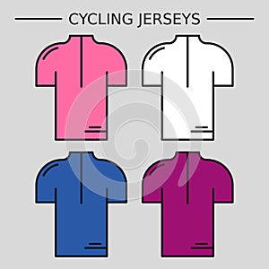 Types of cycling jerseys