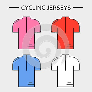 Types of cycling jerseys