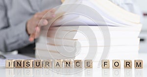 Types of insurance and form of legal contract