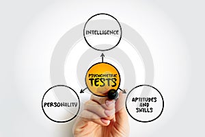 Types of Psychometric Tests (based on a model that portrays intelligence as a composite of abilities