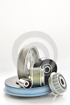 Types of roller and timing belt transmission