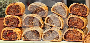 Types of Sausage Rolls.