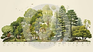 types tree infographic