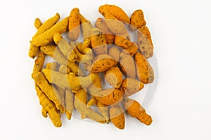 Types of turmeric barks photo