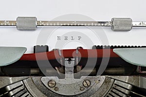 Typewrite closeup - help