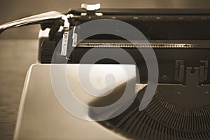 Typewriter Classic Editor Publish Concept photo
