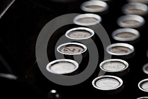 Typewriter detail