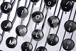 Typewriter keyboard