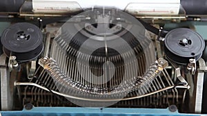 Typewriter, tests, typing mechanism, collector`s item, rarity