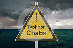 Typhoon Chaba concept photo