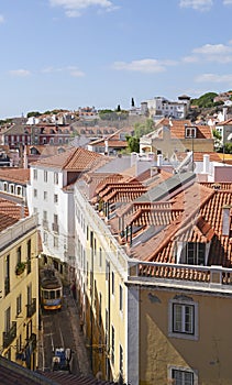 Typical alley of Lisbon