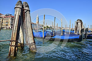 Typical architecture and canal in Venice, Italy