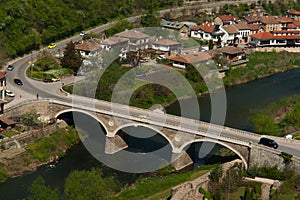 Typical architecture,historical medieval houses, Veliko Tarnovo