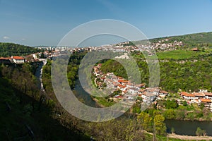 Typical architecture,historical medieval houses, Veliko Tarnovo