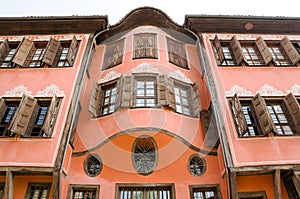 Typical architecture in the old town, Plovdiv