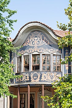 Typical architecture in the old town, Plovdiv