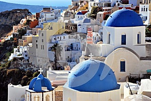 Typical architecture in Santorini Island