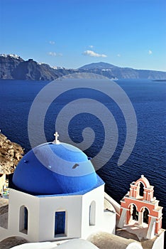 Typical architecture in Santorini Island