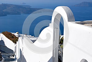 Typical architecture in Santorini Island