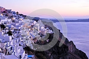 Typical architecture in Santorini Island