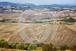 Typical autumn rural landscape of Tuscany