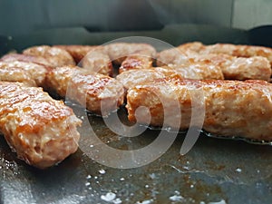 Typical balcan cuisine - cevapcici photo