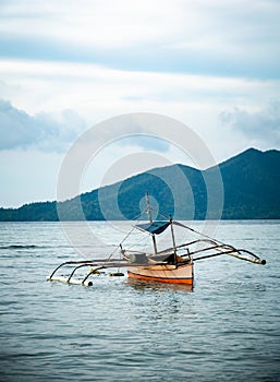 Typical Bangka boats in the Philipines