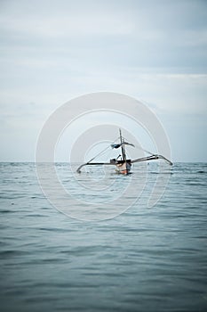 Typical Bangka boats in the Philipines