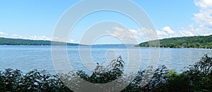 Typical banner view of Cayuga Lake from Stewart Park photo